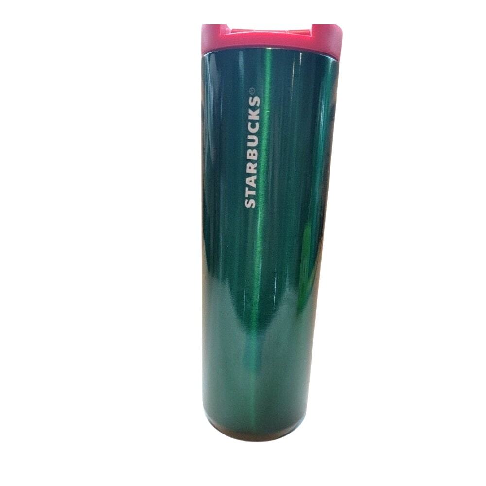 Starbucks Christmas Mickey Mouse Tumbler Disney Parks 2022 Ltd Edition Green - Picture 2 of 10